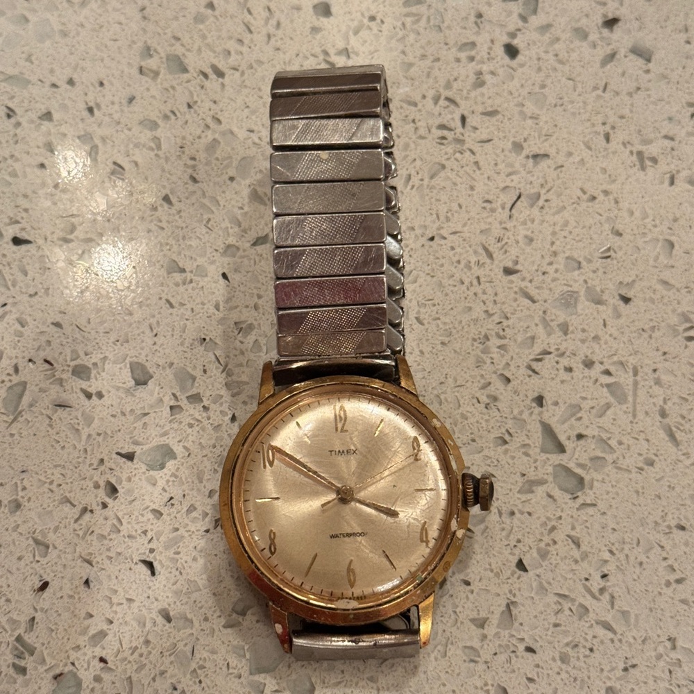 Vintage Ladies Timex Two Tone Watch